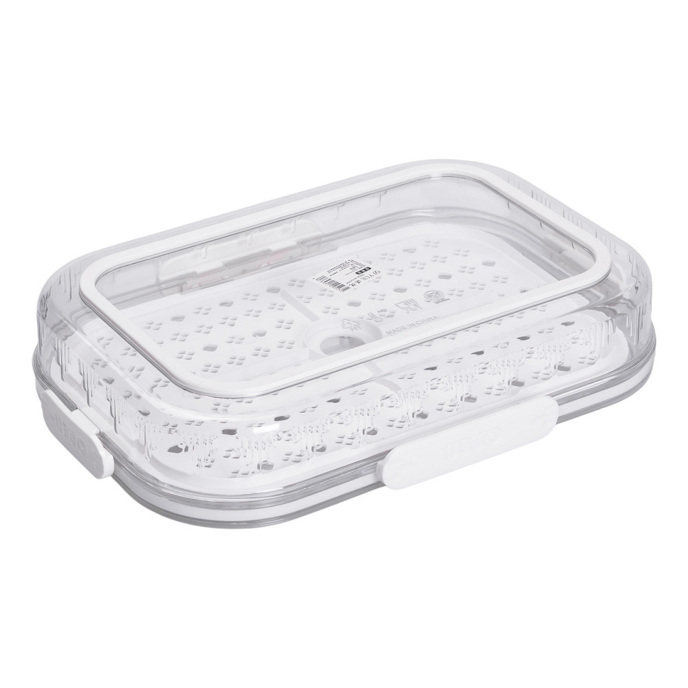 Yiwu Контейнер для їжі пластиковий 32.5х22.5х6 см Білий HP-27-6 Київ - фото 6