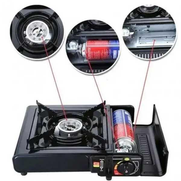 Портативна газова плита BDZ-155-A Одеса - фото 2