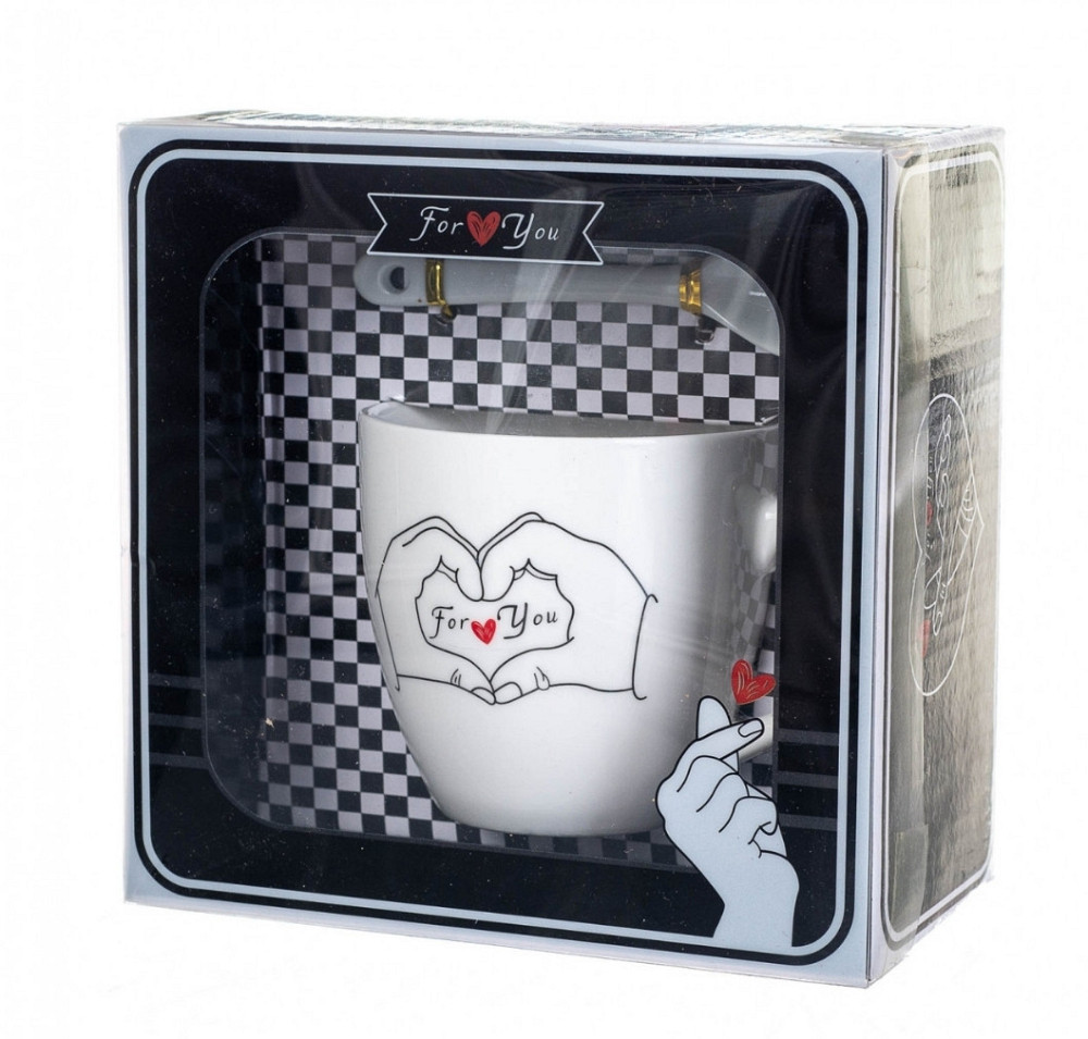 Чашка з ложкою Love  Подарунковий набір Київ - фото 1