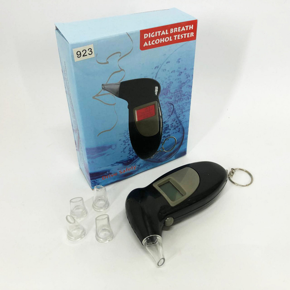 Алкотестер с подсветкой, Алко тест, Бытовой алкотестер с экраном Электронный жк-дисплеем JC-11 Львов - изображение 3