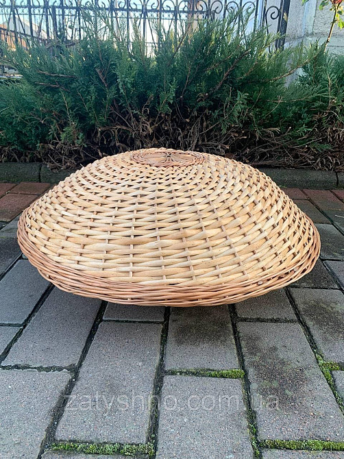 Плетеная люстра натуральная из лозы Киев - изображение 6
