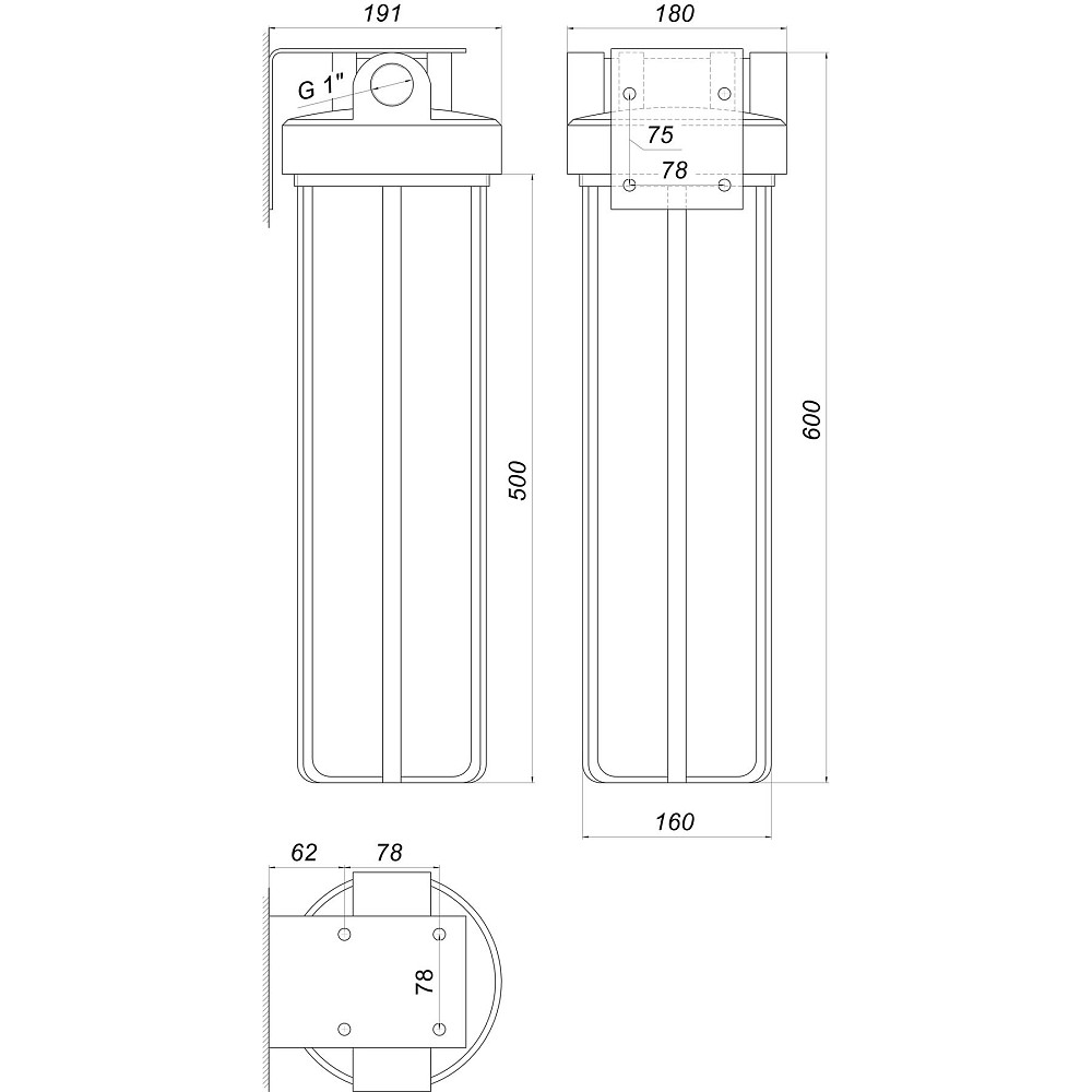Фільтр-колба + ПП картридж Bіо+ systems SL20-BB Big Blue 20″, 1″ Луцк - изображение 9