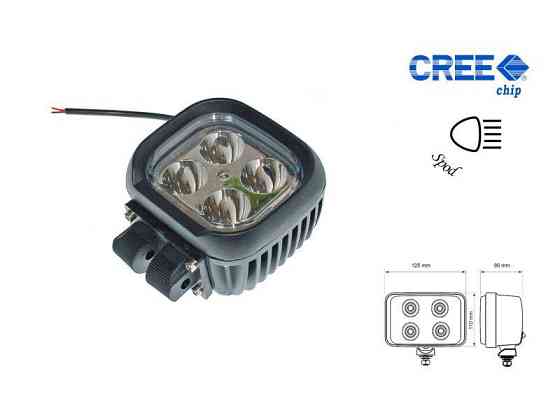 Фара додаткового світла 23T - 40W / Spot спрямований промінь світла кут свічення 30° вольтаж 12-24V Харків