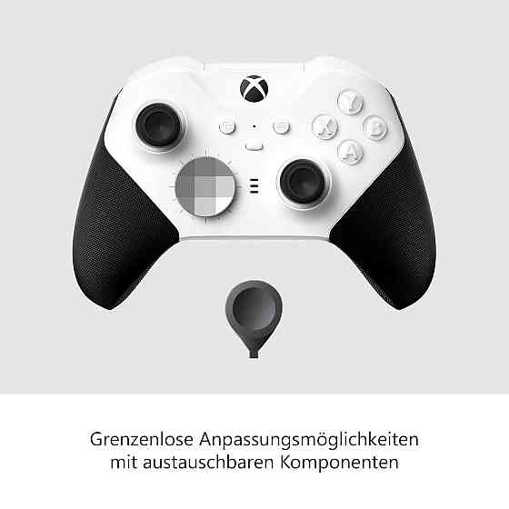 Геймпад Xbox Elite Wireless Controller Series 2 Core Edition, бездротовий контролер для Xbox Series X|S, Xbox One, ПК чорно-білий Київ