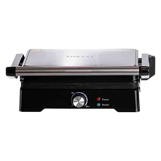 Электрогриль прижимной с антипригарным покрытием 1500 Вт Sokany SK-08026 Киев