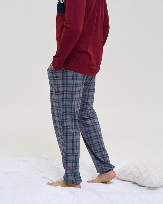 Чоловіча піжама зі штанами в карту — Weekend Tom John 93426 XL Київ - фото 8