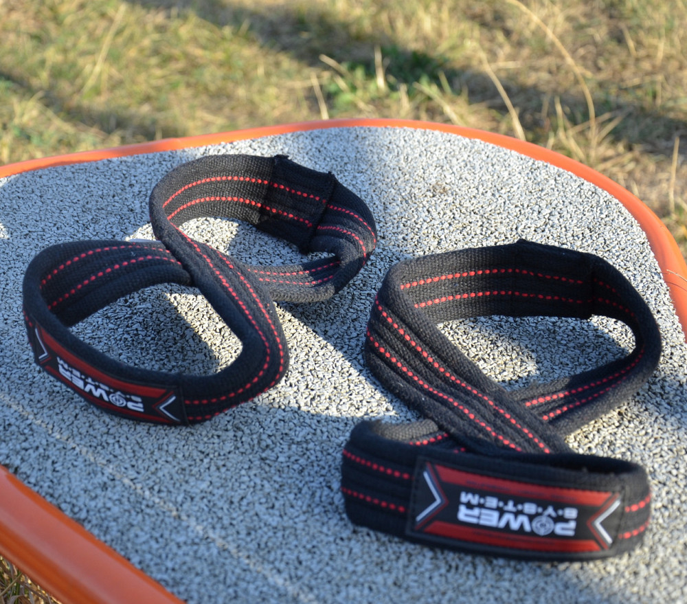 Лямки для тяги (вісмірка) Power System PS-3405 Figure 8 Black/Red L/XL Кам'янське - фото 6