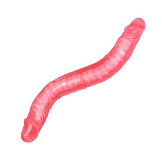 Двосторонній фалоімітатор - Double Dong Pink, 14" Sex Aura Київ