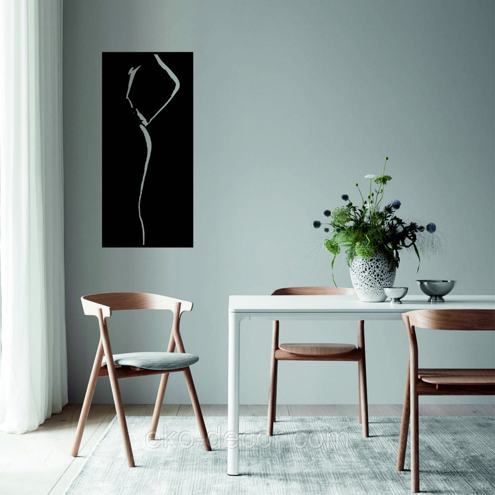 Декоративное настенное Панно «Женский Образ», Декор на стену 110*51 см, Черный Киев - изображение 9