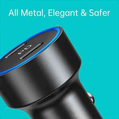 Зарядное устройство Choetech car 2хUSB-C 40W PD black (С0054-BK) Винница