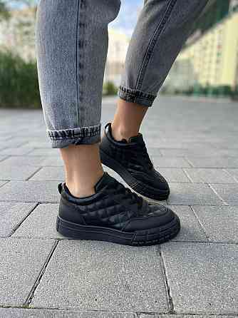 Weide Кеди жіночі WEIDE чорні еко-шкіра 37-41рр. ( ) Коломия