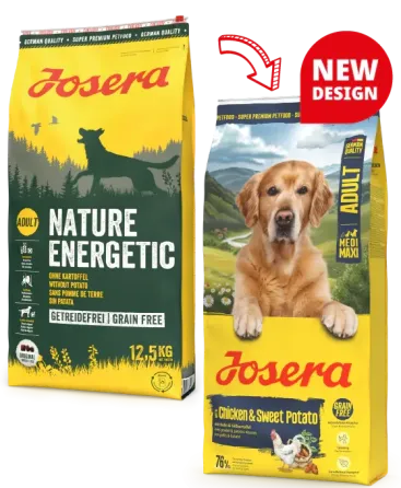 Сухой корм Josera Chicken&Sweet Potato Adult Medi/Maxi (Nature Energetic) беззерновой корм для активных собак, 12.5 кг Винница