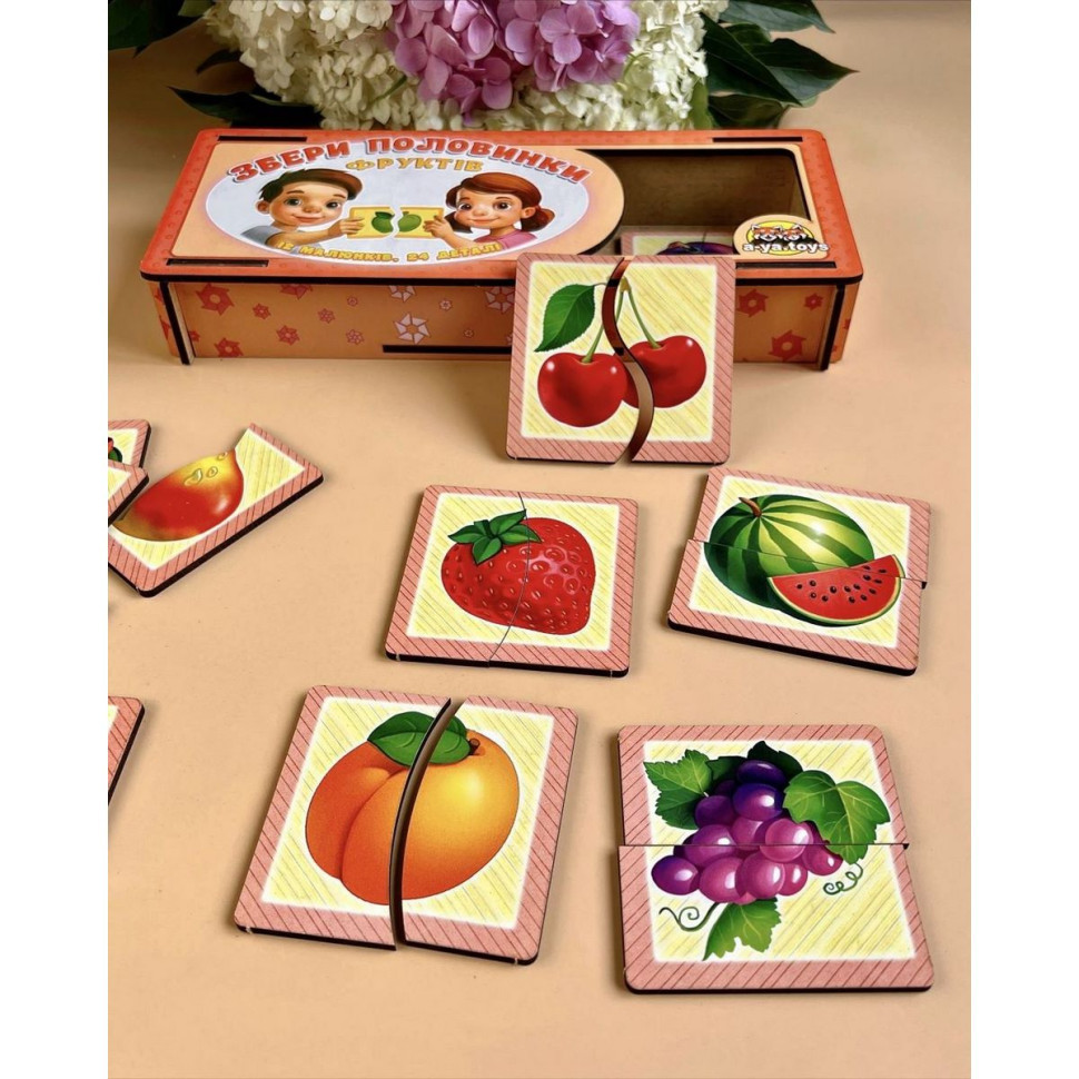 Настольная развивающая игра-пазл 