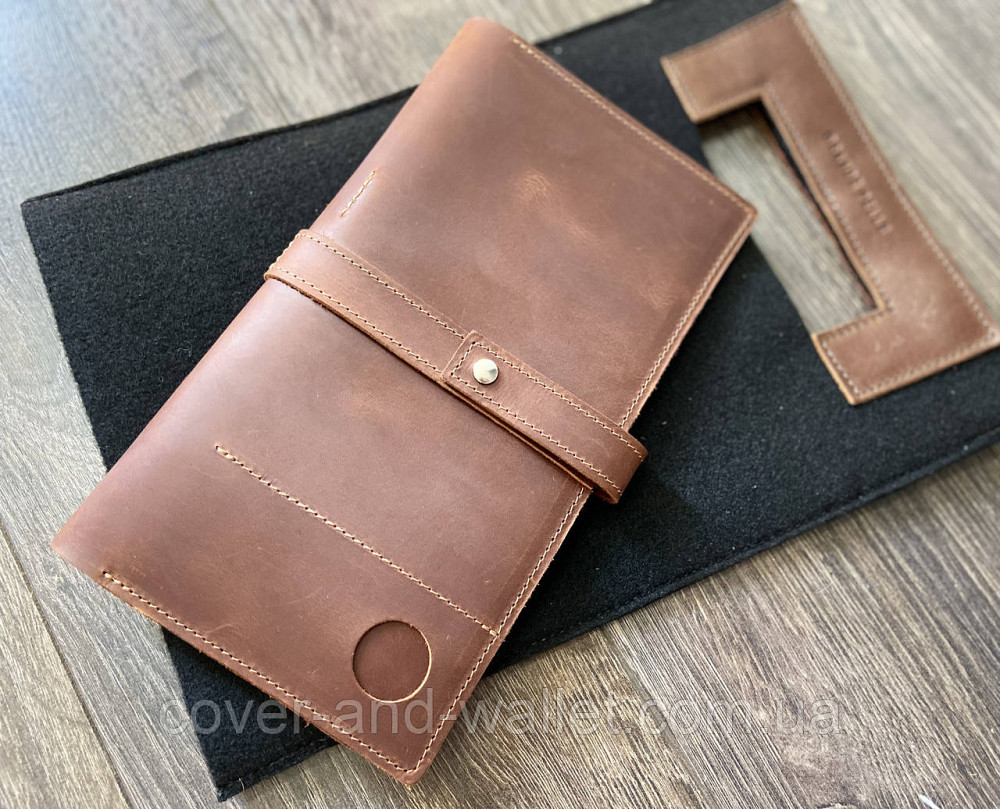 Місткий тревел-кейс (органайзер для документів) з натуральної шкіри Grande Pelle 284123 Київ - фото 10