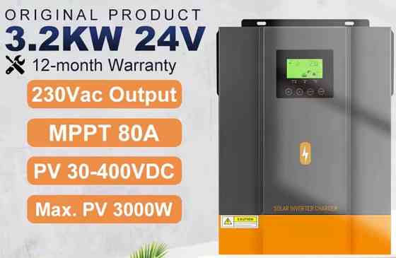 Гібридний інвертор PowMr 3.2кВт 24v в наявності!!! Харків