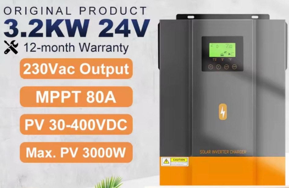 Гибридный инвертор PowMr 3.2кВт 24v в наличии!! Харьков - изображение 5