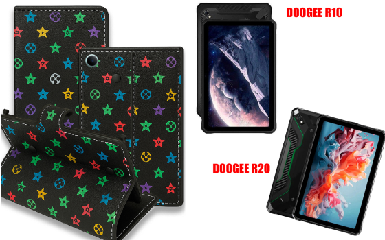 Книга-трансформер для планшета Doogee R10, Doogee R20, цвет Black Lyi Black Киев