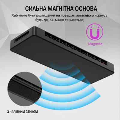 Модуль управління підсвічуванням Zezzio 1 to 9 ARGB PWM HUB Вінниця