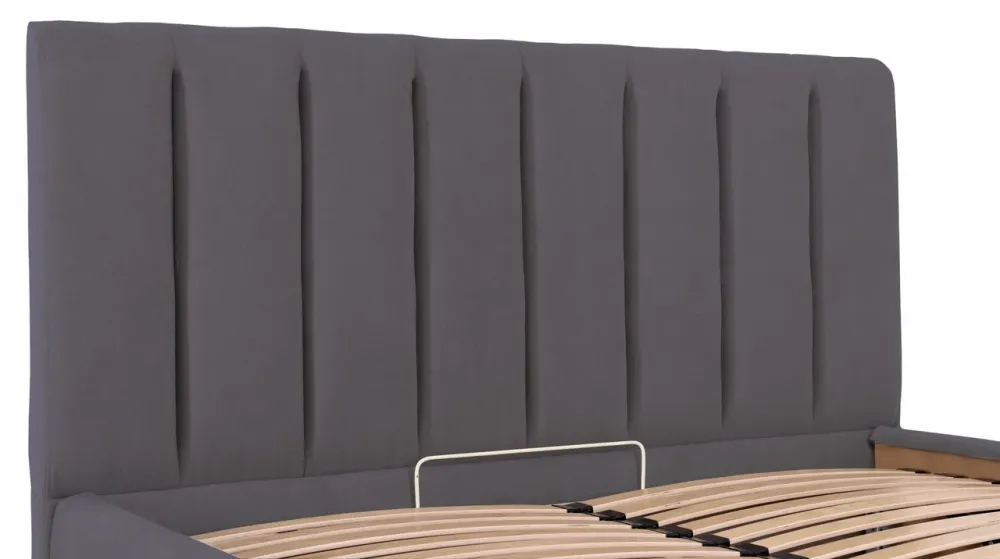 Кровать Sanam Comfort 120 х 200 см Мисти Dark Grey С подъемным механизмом и нишей для белья Темно-серый Днепр - изображение 13