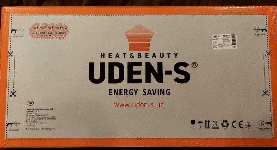 Металокерамічні обігрівачі "UDEN -S" - 700 універсал. Київ - фото 2