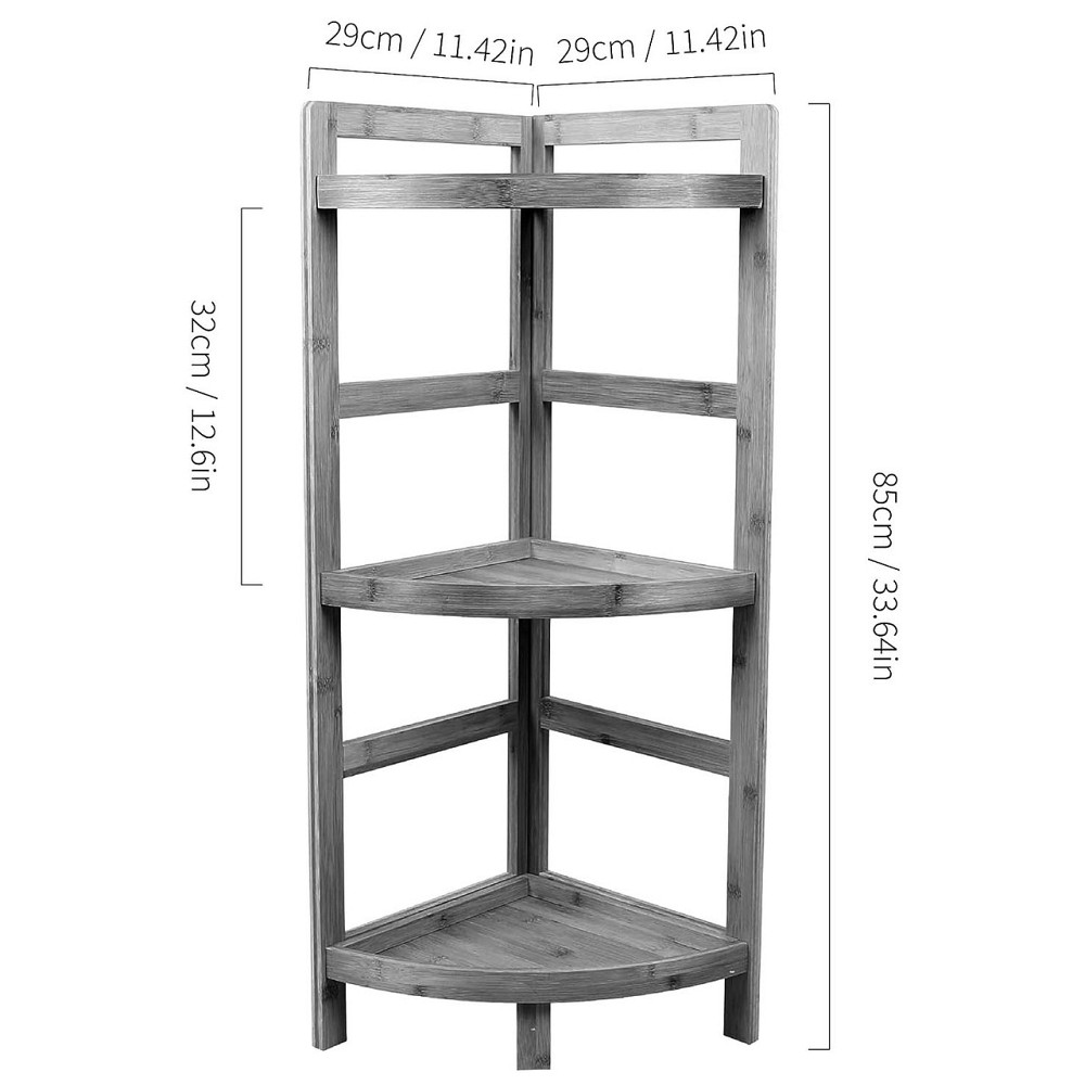 Стеллаж угловой для ванной 