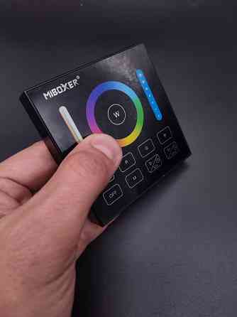 Miboxer Панель 1 зонна чорна Touch Dual White/RGB/RGBW/CCT,, бездротова RF 2.4G Mi Light Коломия