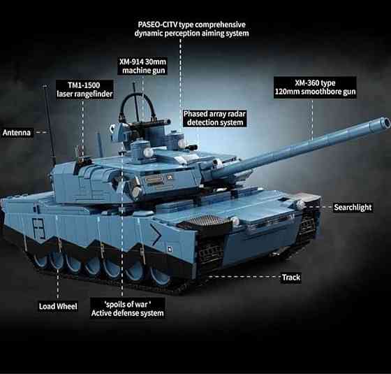 Конструктор на радіокеруванні ABRAMS X Танк | 2116 деталей | У коробці Київ