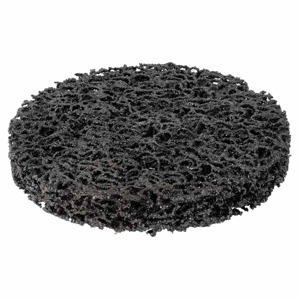 Круг зачисний із нетканого абразиву (корал) Ø 100 мм без тримача чорний м'який SIGMA (9175821) Київ - фото 3