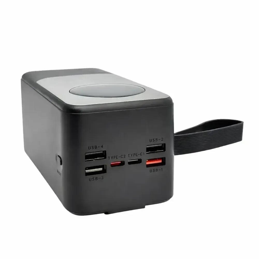 Внешний аккумулятор Power Bank KP KPG-402X 40000 мАч 22.5Вт, QC 3.0, 4 USB, 2 Type-C, дисплей Одесса - изображение 5