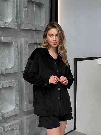 Жіночий стильний прогулянковий велюровий костюм двійка Одеса