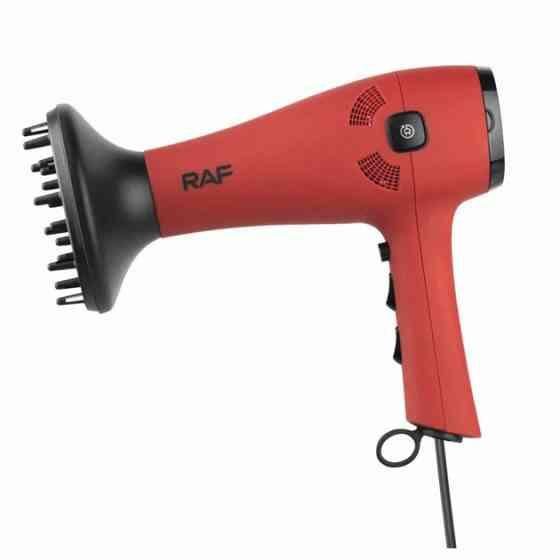 Фен для волос 2 режима температуры RAF, Фен для укладки волос унивесальный Классический ZR-40 Львов