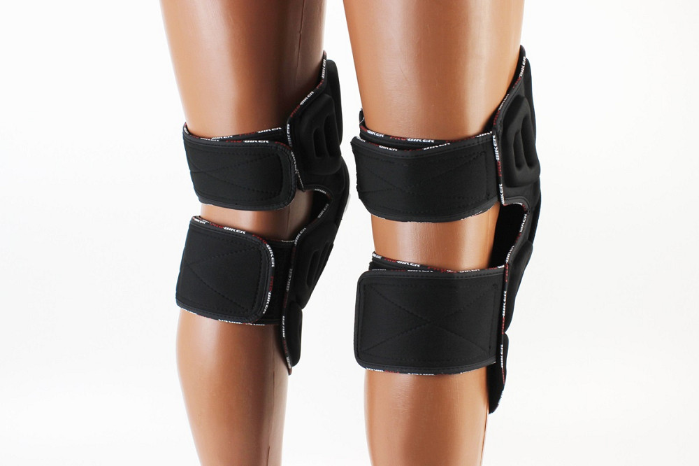 Наколінники захисні (коліно) к-кт 2шт, Чорні Київ - фото 2