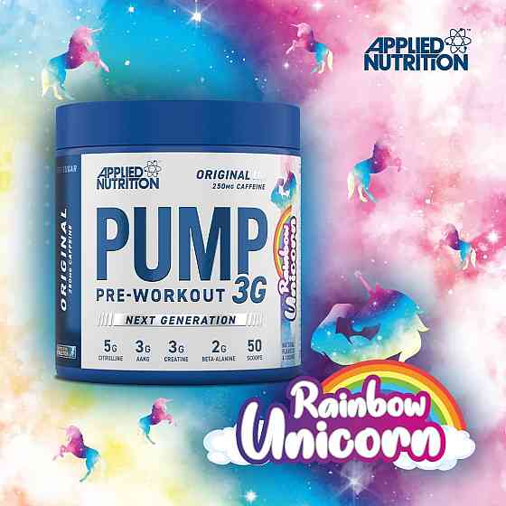Предтренировочный комплекс Applied Nutrition Pump 3G 375 g (Rainbow Unicorn) Луцк