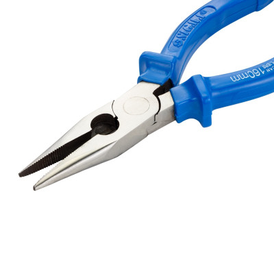 Плоскогубці Sigma довгогубці прямі 160мм сині (4357161) Вінниця - фото 7