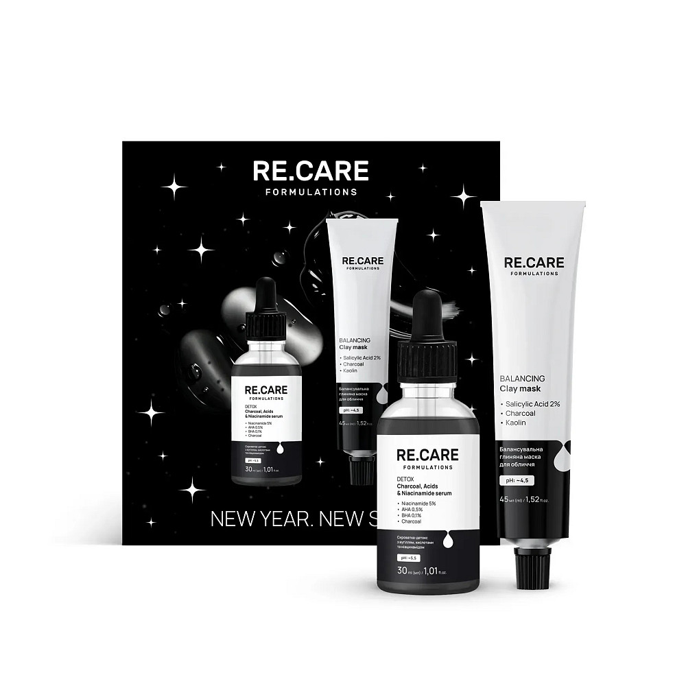 Набір новорічний для догляду за обличчям New Year. New Skin RE.CARE Київ - фото 1