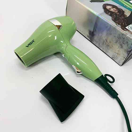 Фен для укладання волосся з функцією іонізації VGR, Потужний універсальний фен Жіночий для волосся QK-10 Івано-Франківськ
