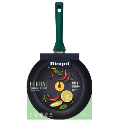 Сковорода Ringel Herbal 26 см (RG-1101-26/h/L) Винница - изображение 5