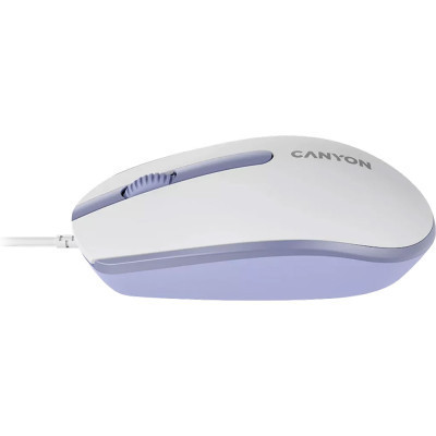 Мишка Canyon M-10 USB White Lavender (CNE-CMS10WL) Вінниця - фото 4