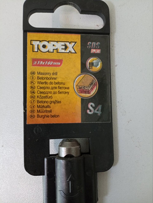Бур SDS-plus "TOPEX" 10х 160мм Київ - фото 3