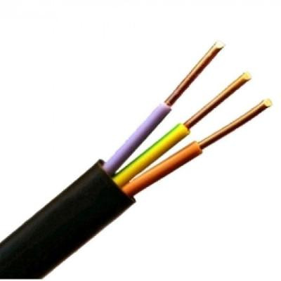 Кабель силовой ЗЗКМ 3х1.5 кв.мм негорючий, плоский, 100м (ВВГнг-П 3x1,5 ECG / 707234) Винница - изображение 1