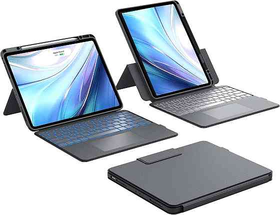 Захисний чохол-клавіатура для iPad Air 13 Inch M2 / iPad Air 2024 / iPad Pro 12,9 дюймів (6-го, 5-го, 4-го, 3-го покоління) Дніпро