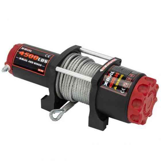X-BULL 4500LBS Лебідка зі сталевим тросом Киев