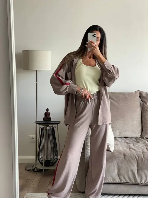 Женский костюм + брюки с полоской, лёгкий базовый комплект на каждый день Одесса - изображение 10