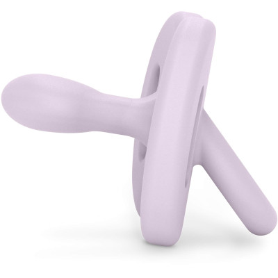 Пустышка Suavinex Colour Essence силіконова фізіологічна, 6-18 місяців, світло-фіолетова (308615) Винница - изображение 2