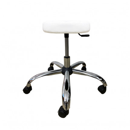 Стілець для майстра без спинки Йола на хромованій ніжці Київ - фото 1