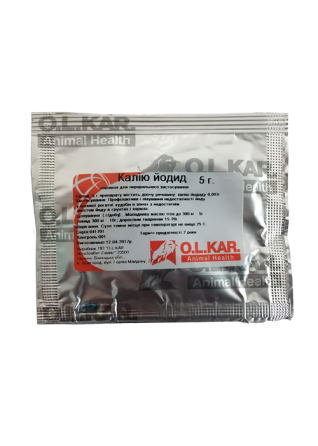 Калію йодид 5 г, O.L.KAR. Вінниця