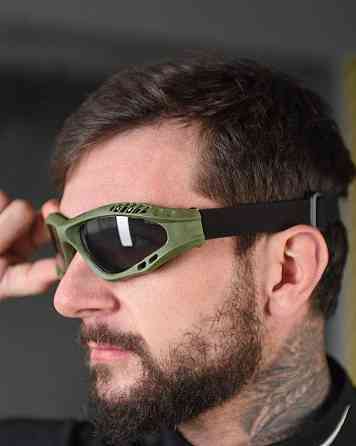 ТАКТИЧЕСКИЕ ОЧКИ МАСКА ЗАЩИТНАЯ black ДП5286 Киев