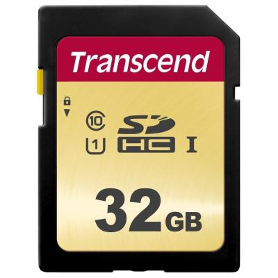 Карта пам&apos;яті Transcend 32GB SDHC class 10 UHS-I U1 (TS32GSDC500S) Вінниця - фото 1