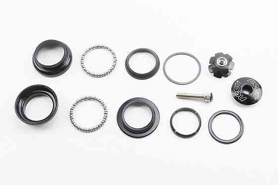 Кермова колонка 1-1/8" (34/28,6x34/30) безрізьбової вилки, чорний H846 Київ