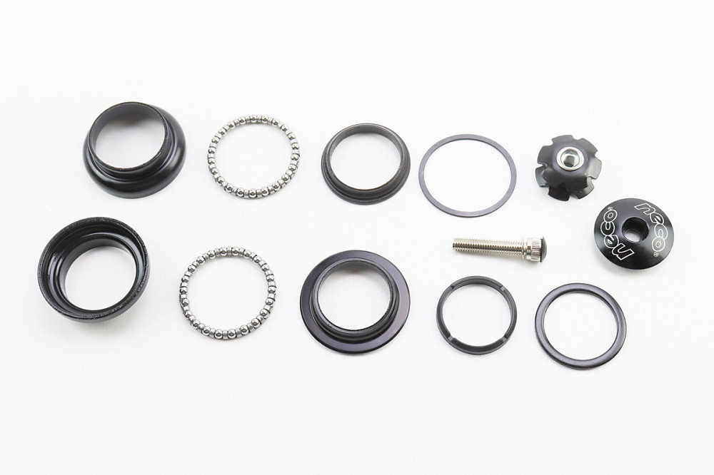 Кермова колонка 1-1/8" (34/28,6x34/30) безрізьбової вилки, чорний H846 Київ - фото 2